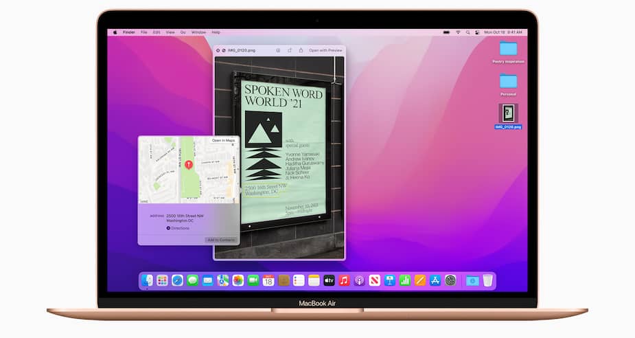 La fonction Live Text