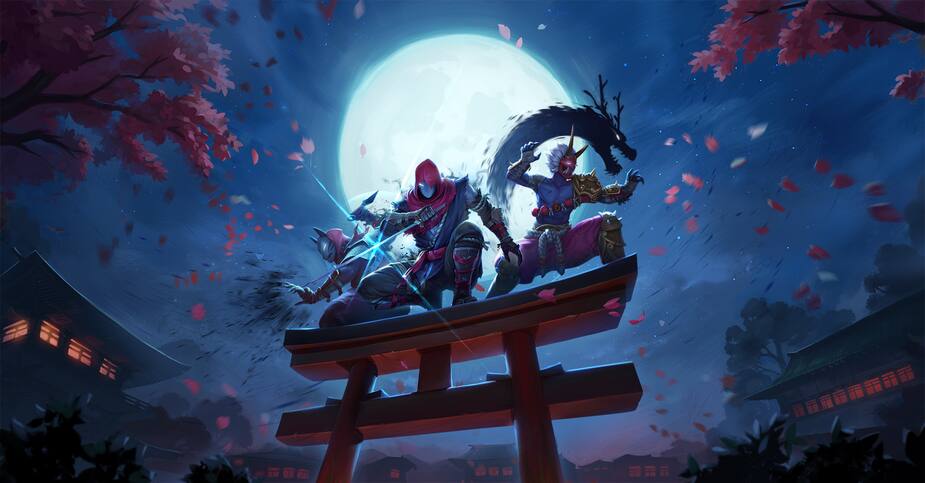 Un visuel créé par Sunny Side Up Creative pour le jeu Aragami 2