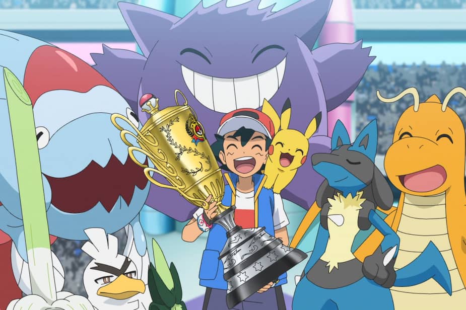 Image principale de l'article Ash Ketchum est le champion du monde