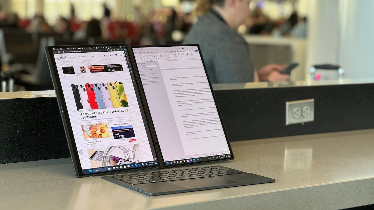 ASUS Zenbook Duo : deux écrans, six lieux