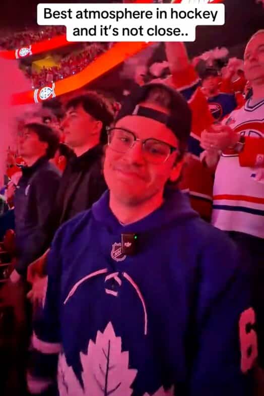 [EN VIDÉO] Des touristes éblouis par la fièvre des séries du Canadien à Montréal