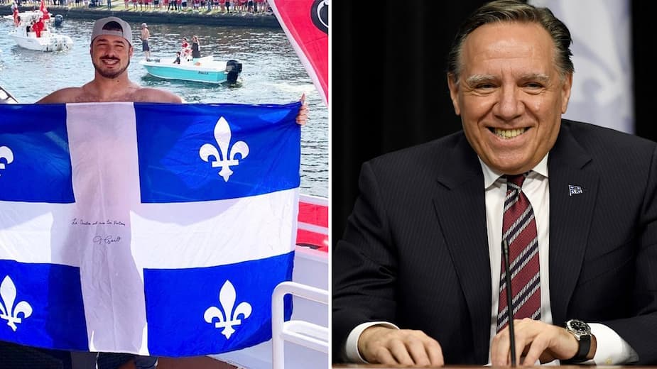 Image principale de l'article Le fleurdelisé d’Antony Auclair vient de Legault