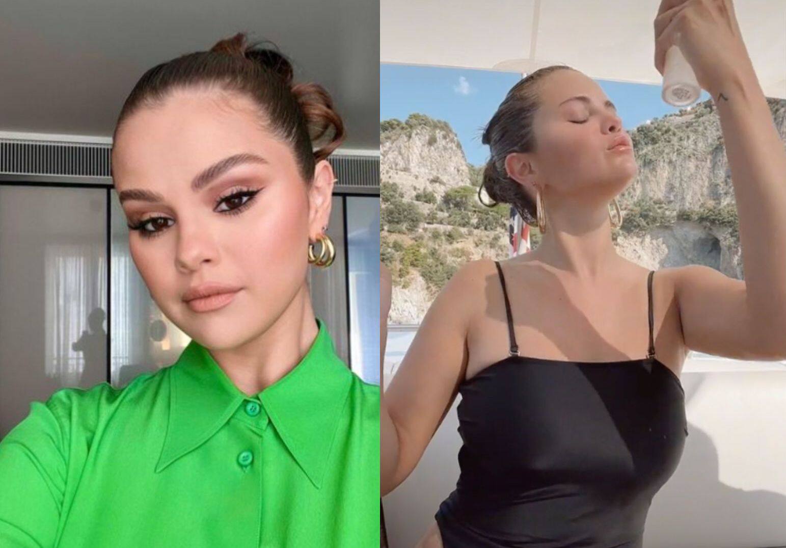 Selena Gomez magnifique en maillot en Italie