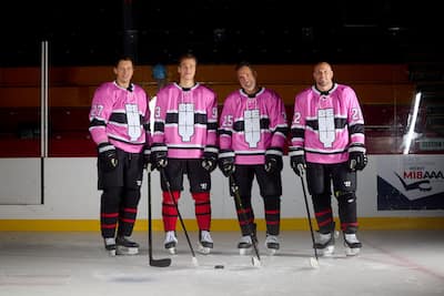 Bruno Gervais, Ivan Demidov, Maxime Talbot y Étienne Boulay.