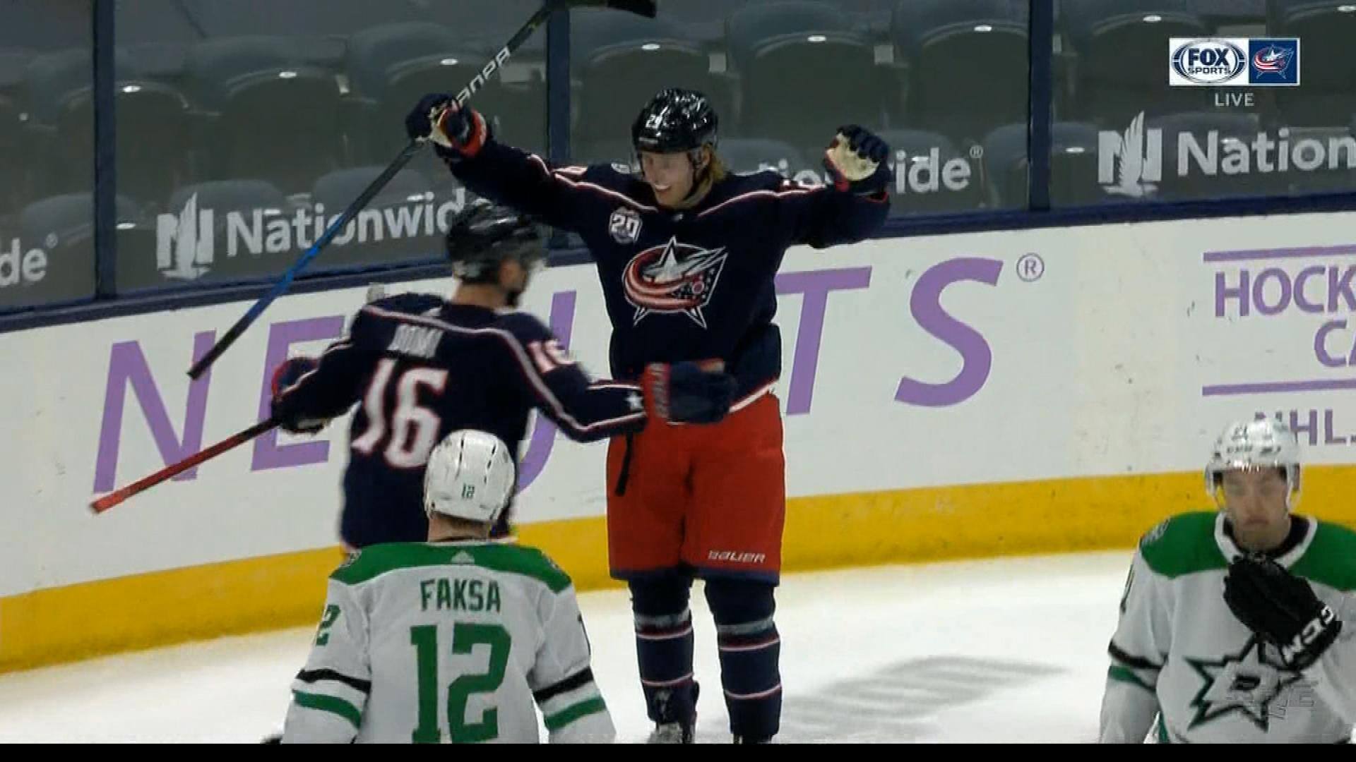 À VOIR: Patrik Laine brise la glace à Columbus - TVA Sports
