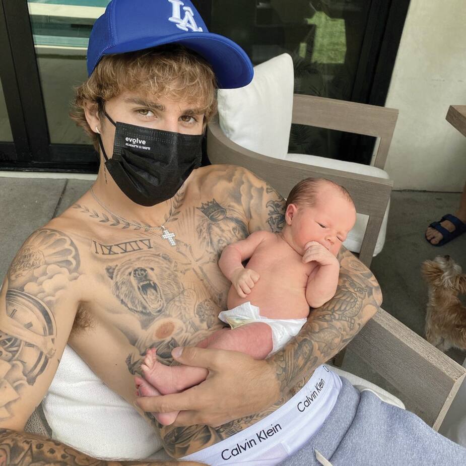 Justin a enflammé Instagram en publiant cette photo.