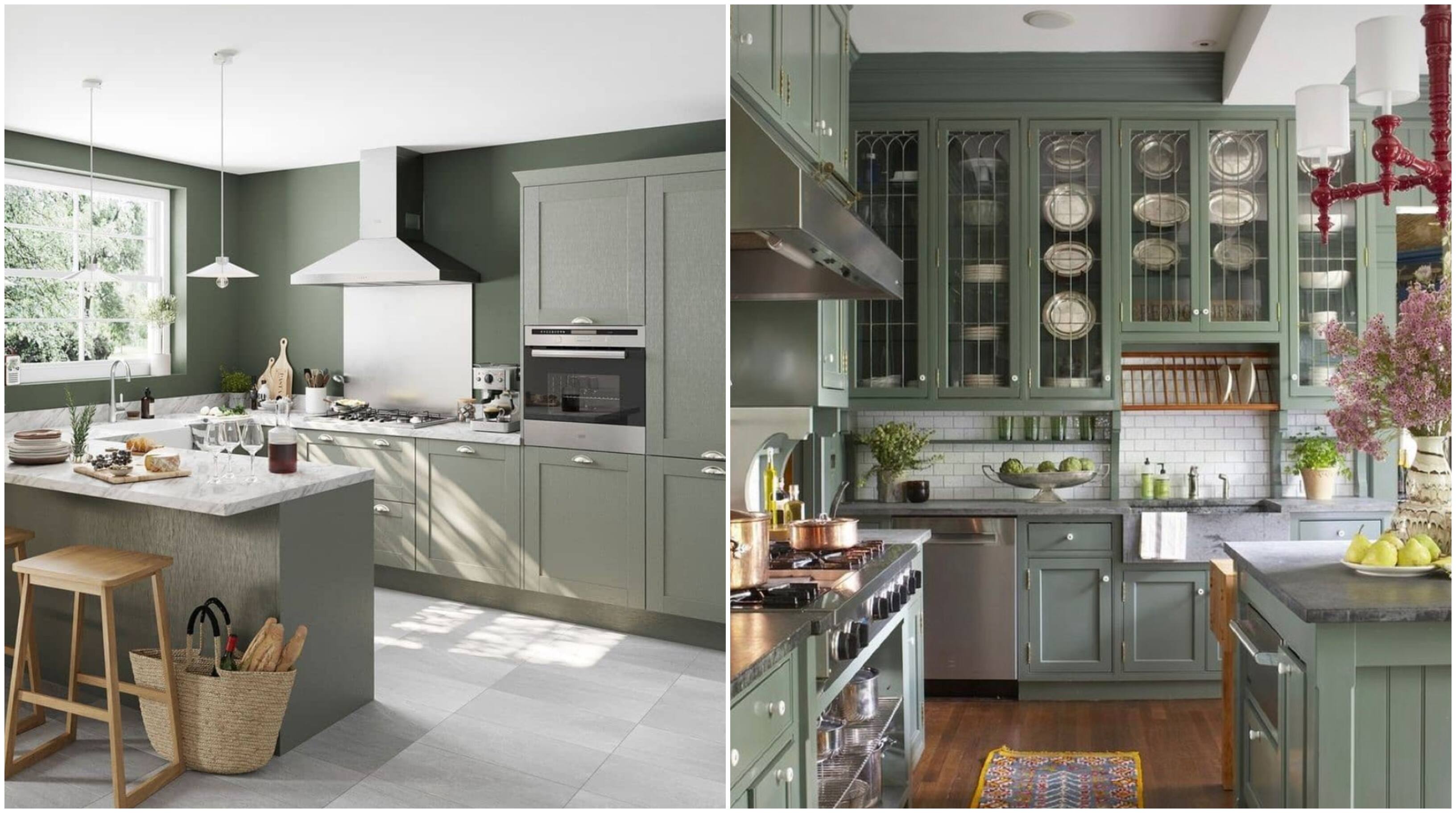 30 cuisines vertes pour inspirer vos rénovations