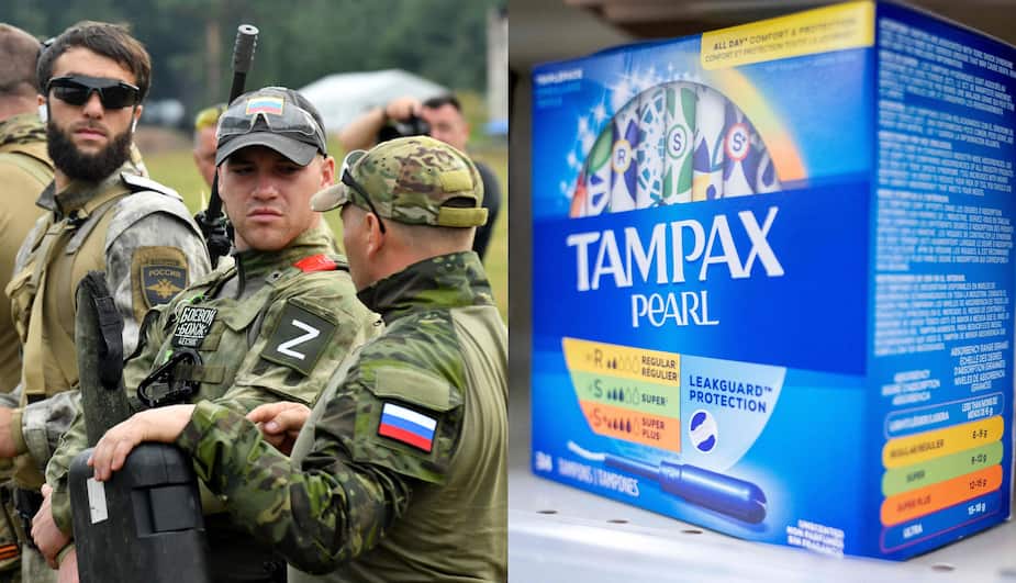 Image principale de l'article Les soldats russes doivent apporter des tampons