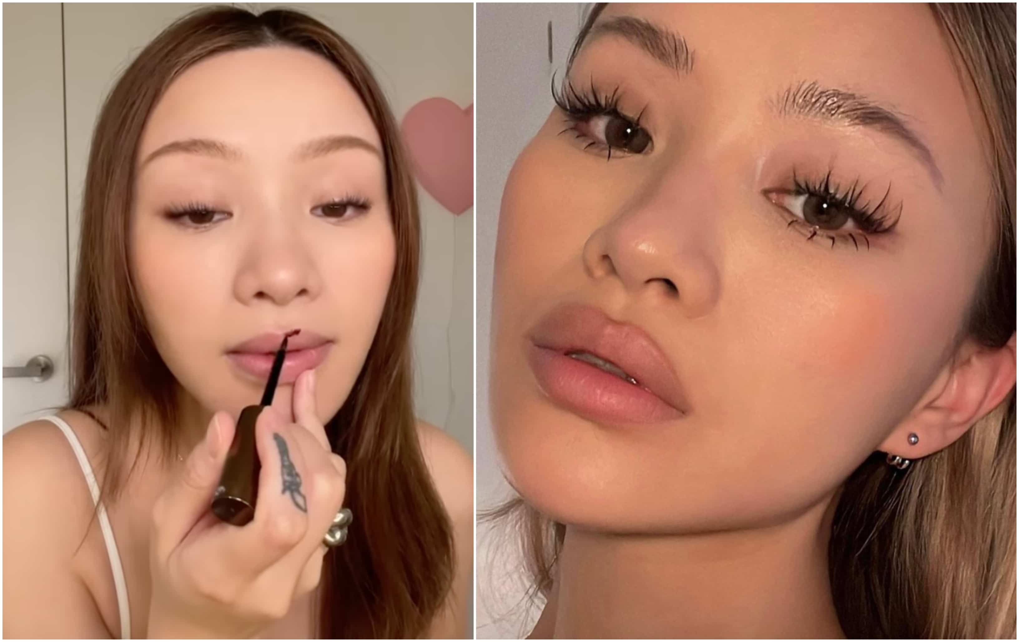 La teinture à sourcils remplace le crayon à lèvres