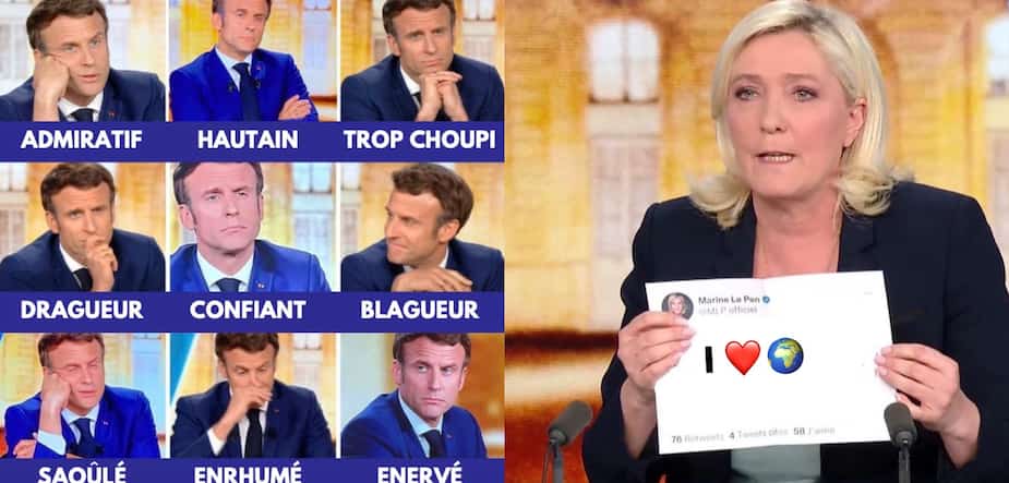 Image principale de l'article Les meilleurs mèmes du débat Le Pen-Macron