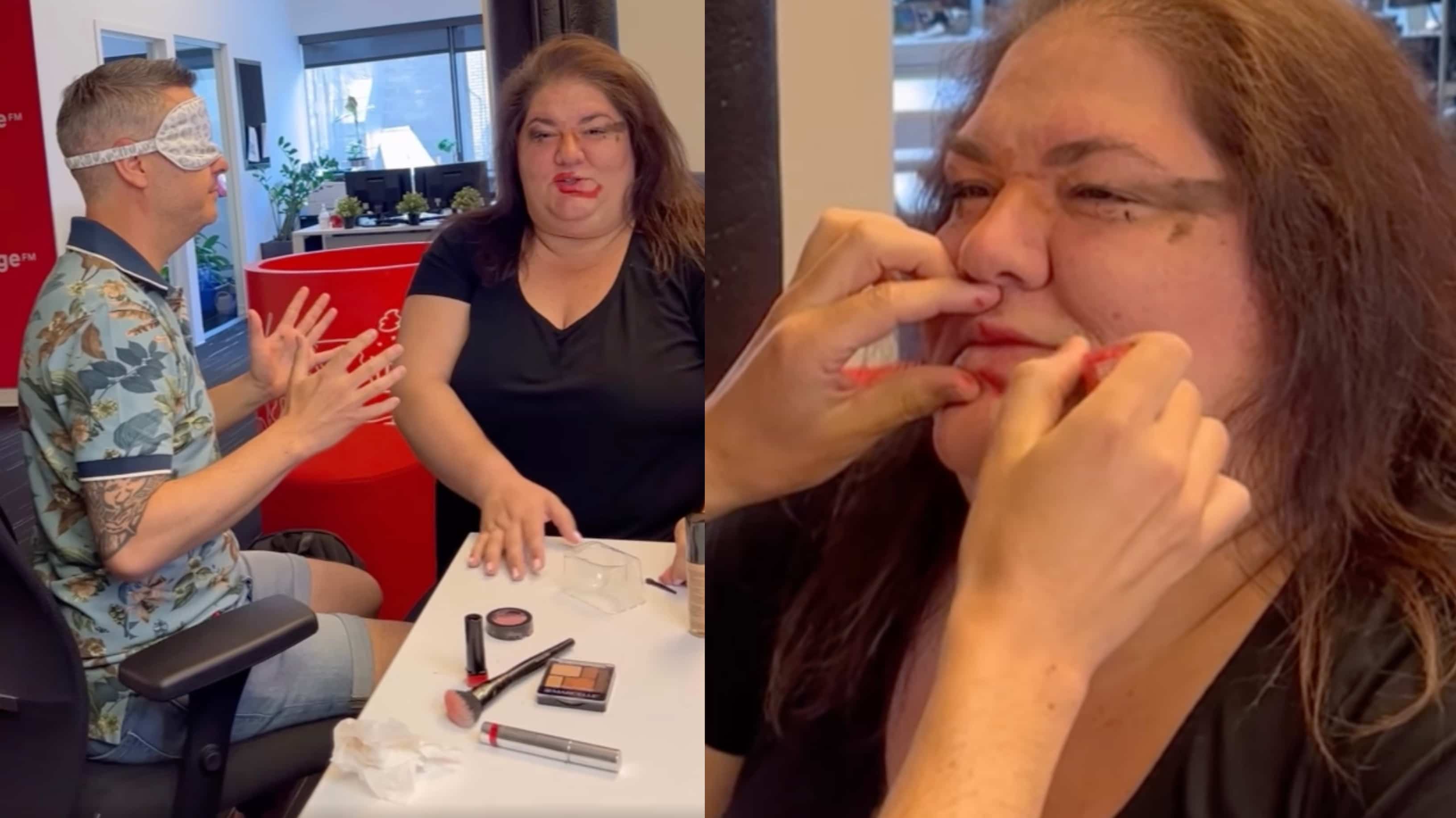 Pierre Hébert maquille Christine Morency 