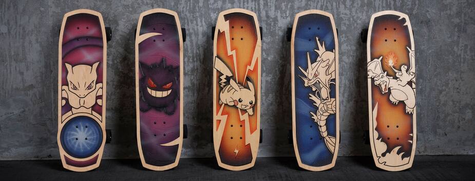 Image principale de l'article Remettez-vous au «skate» avec ces jolies planches