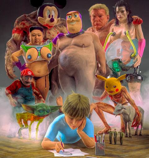 Este collage jpeg de 5000 imágenes se vendió por 69 millones de dólares