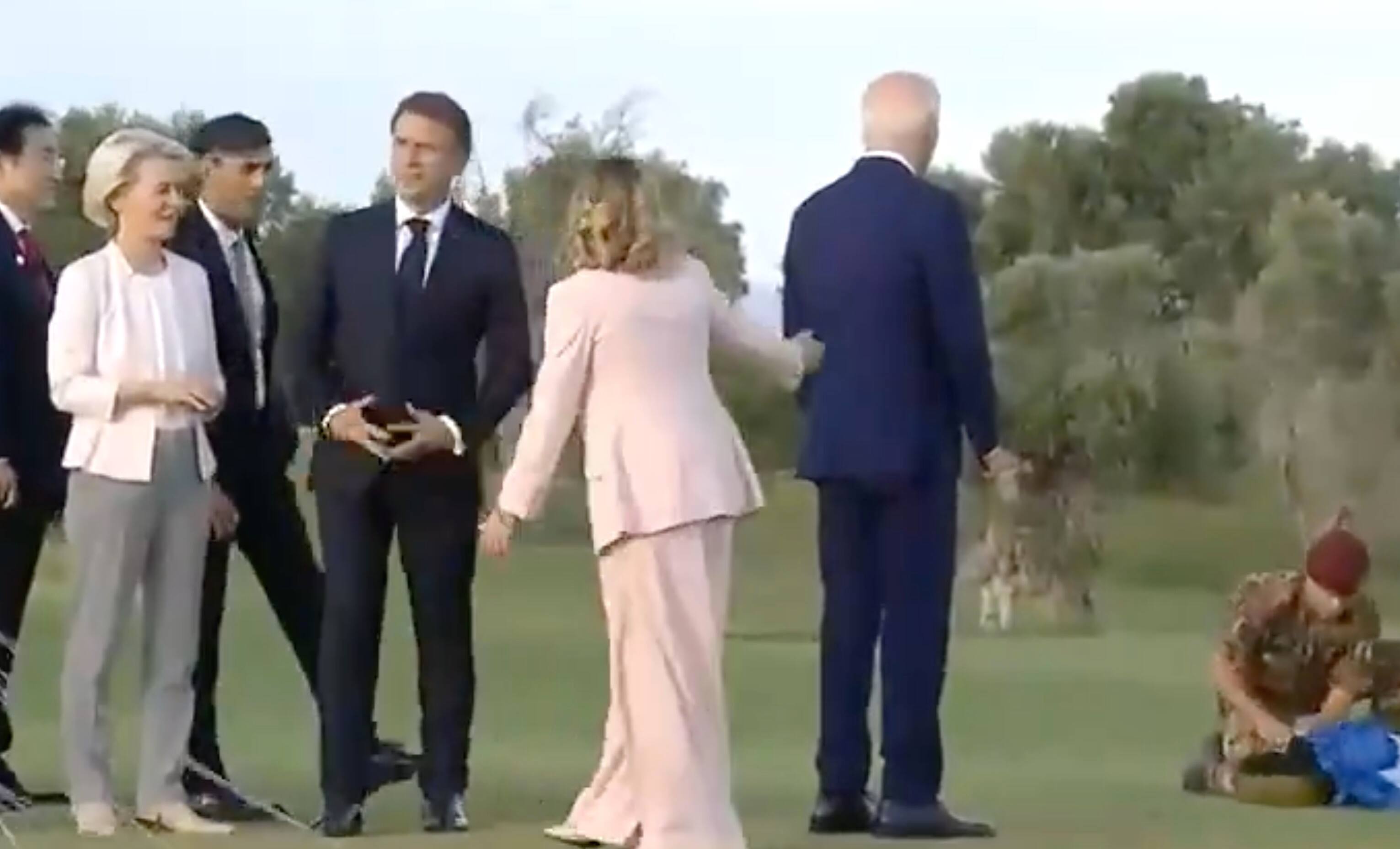 [À VOIR] Biden stormed out of the G7 summit before being recalled by the Italian prime minister