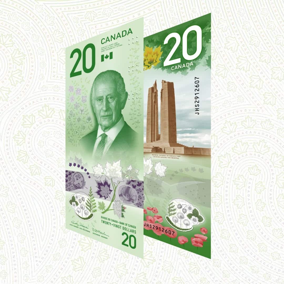 Découvrez le nouveau billet de 20$ à l’effigie du roi Charles III