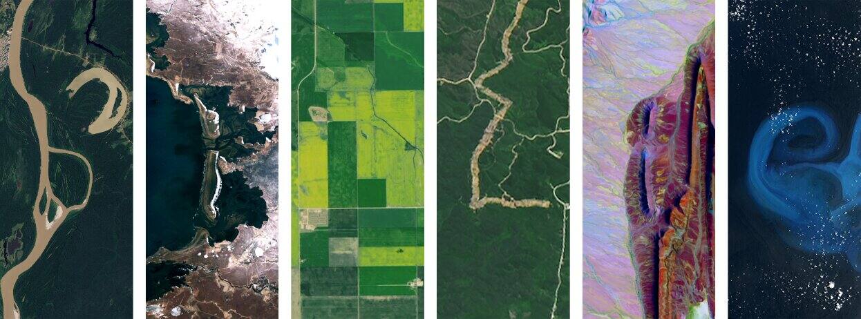 Comment écrire son nom en photos satellite?
