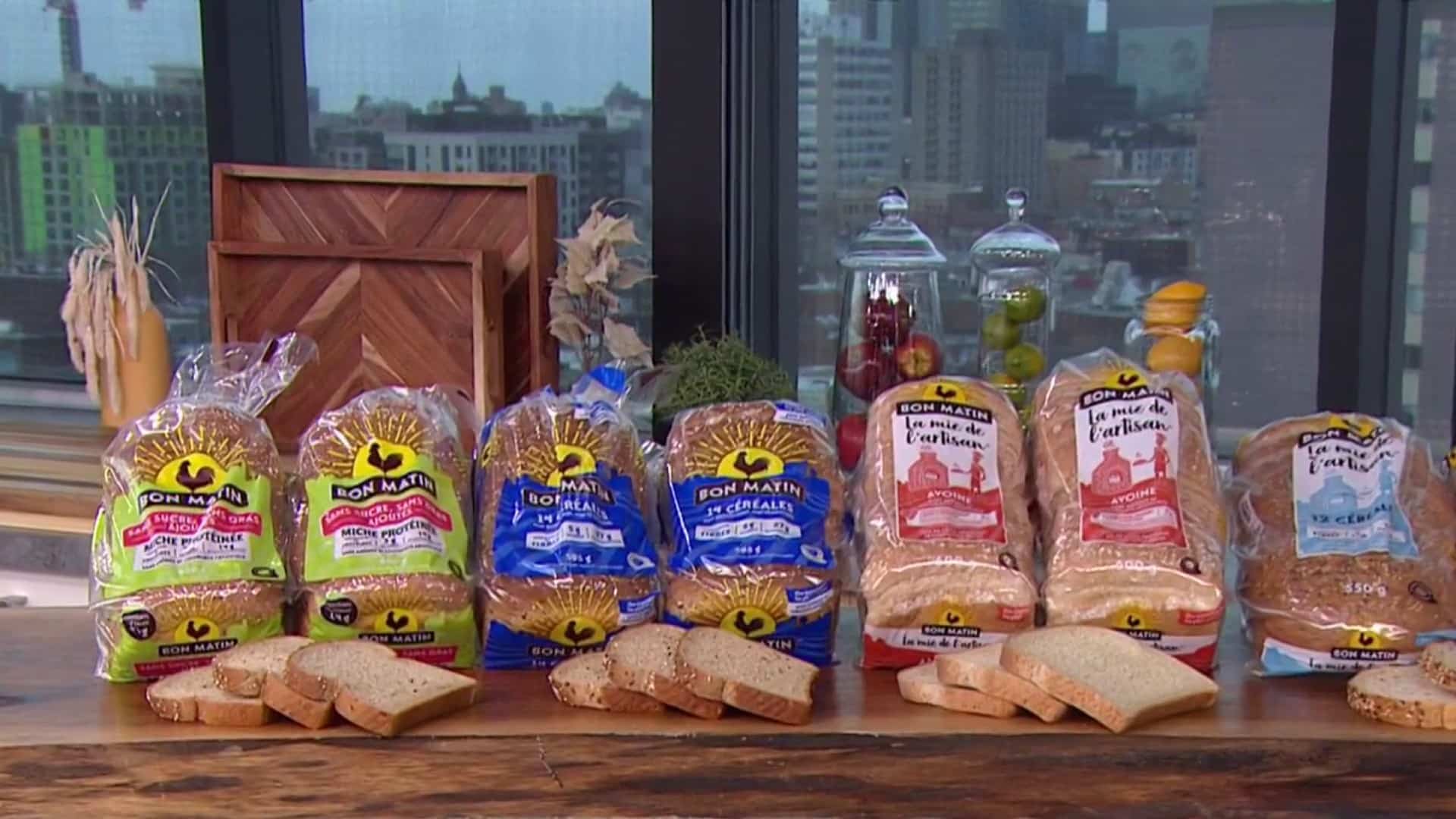 Des déjeuners santé avec le pain de Bon Matin