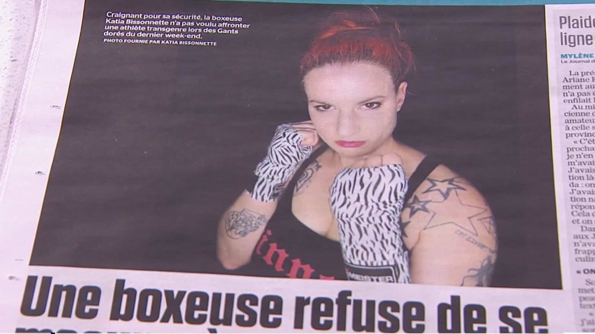 Boxeuse annule un combat contre une athlète trans