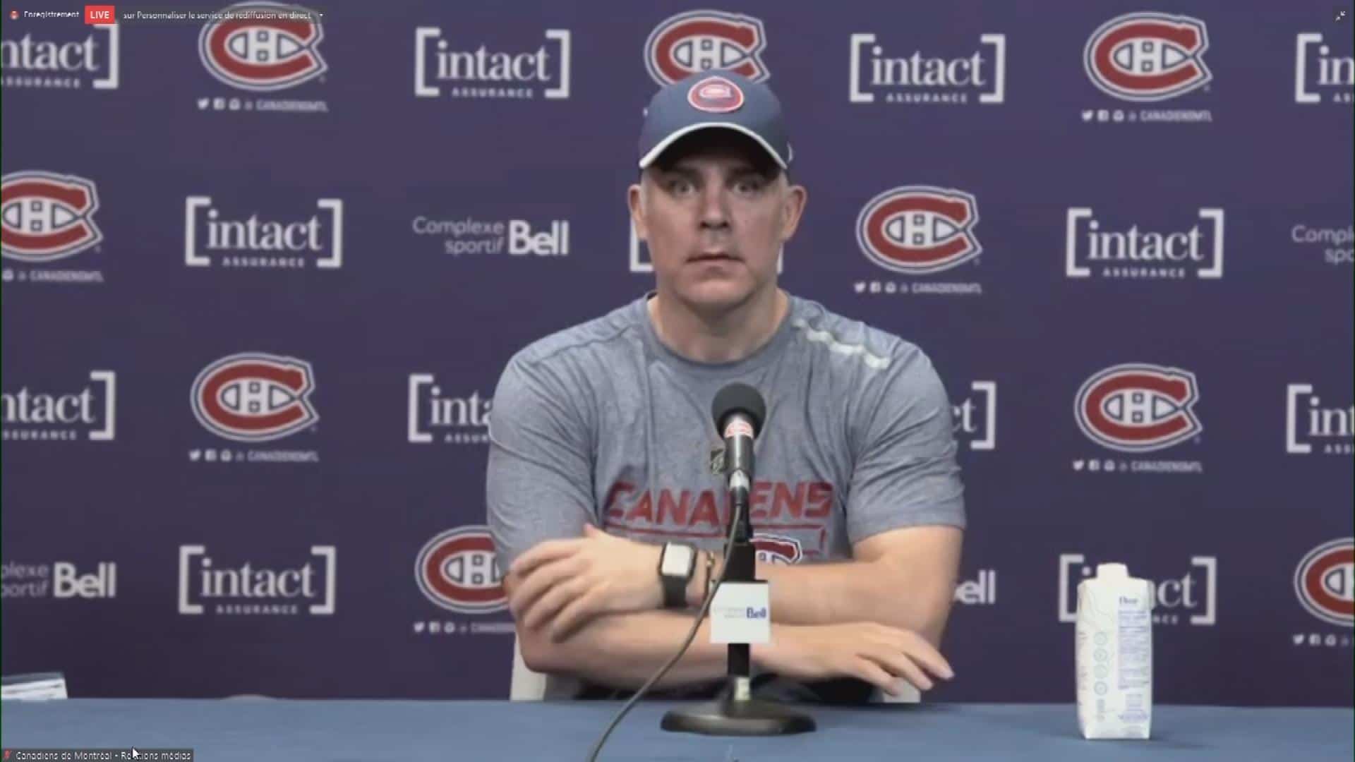 EN DIRECT: Ducharme et les joueurs s'adressent aux m&eacute;dias
