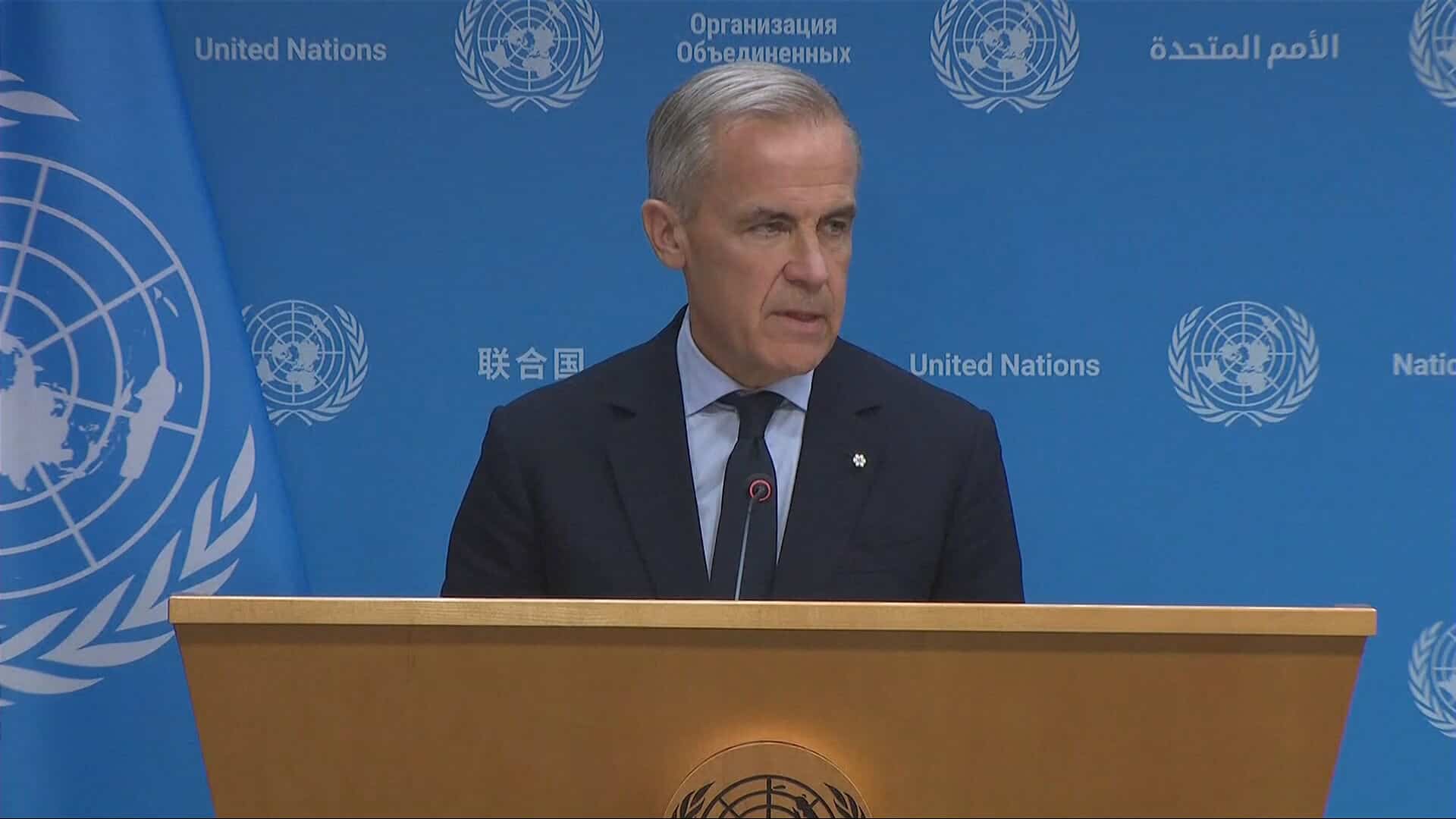Mark Carney annonce plus de 100 M$ pour la Palestine