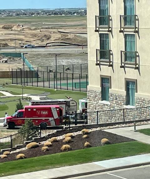 Ventilation system falls into swimming pool full of children, six injured