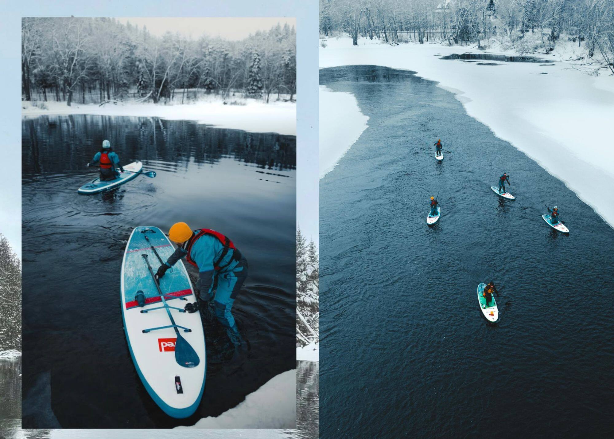 Le SUP d’hiver existe et c’est vraiment FUN