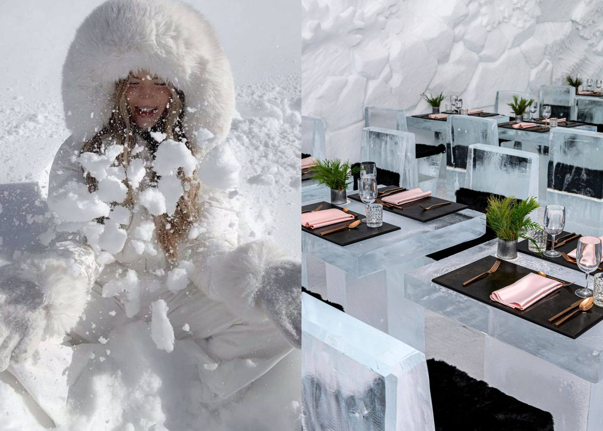 Ce resto de glace unique revient cet hiver