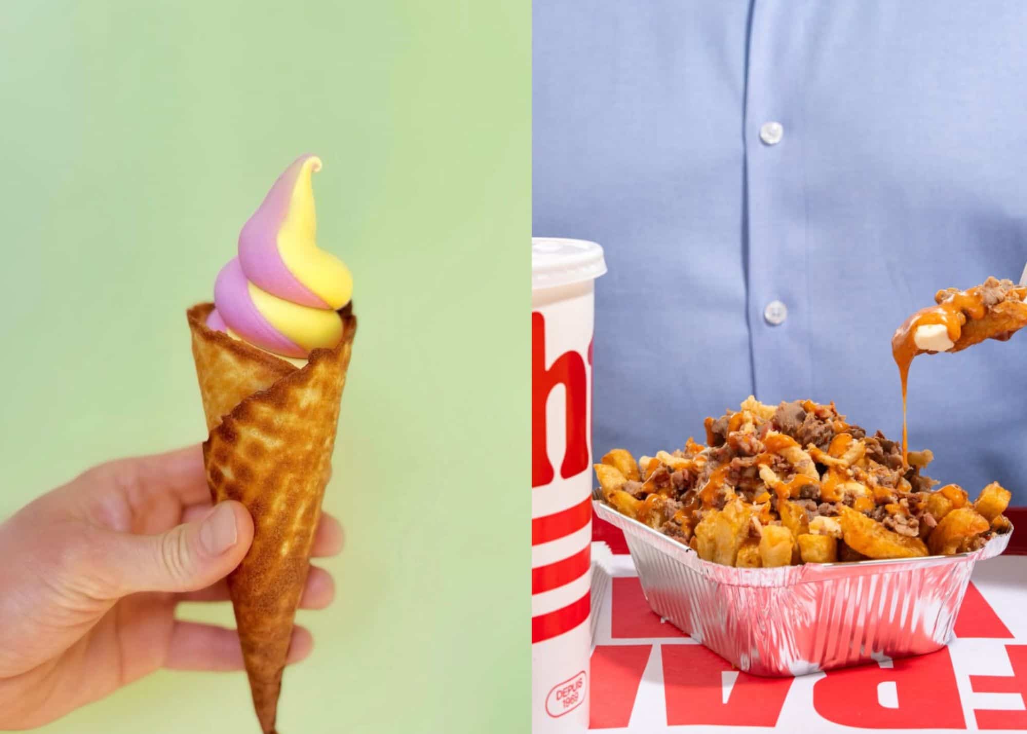 Poutine ou crème glacée? On prend les deux!