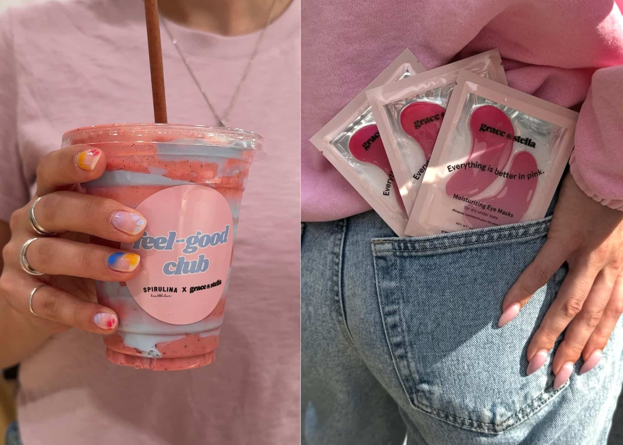 Un masque gratuit à l'achat d'un smoothie: le rêve