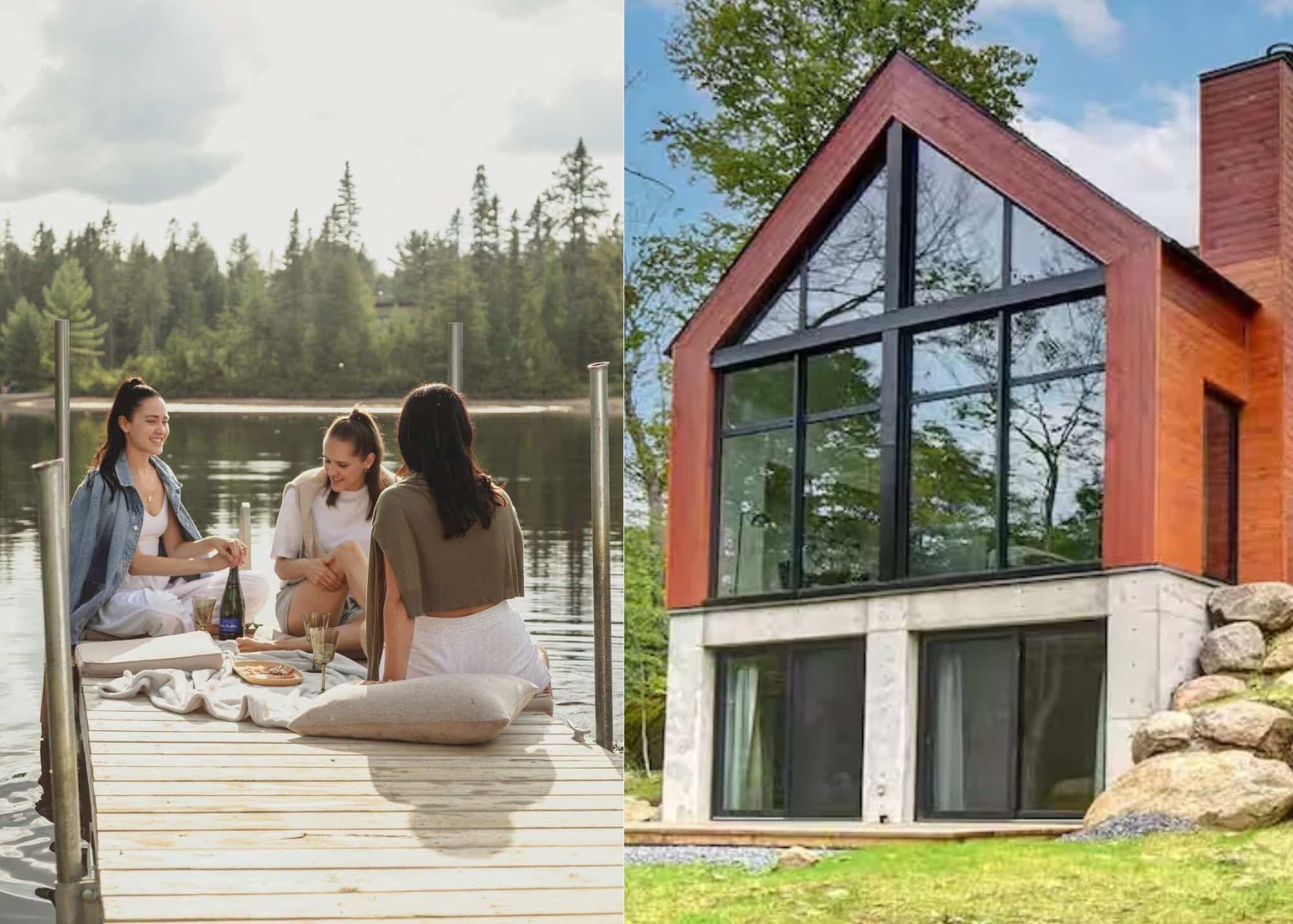 Voici 5 chalets disponibles pour le long weekend 