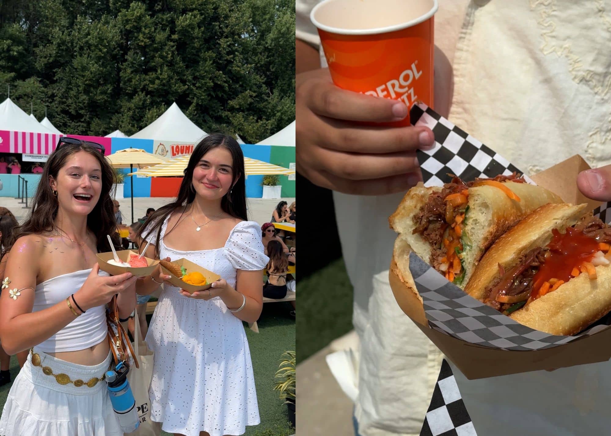 Combien ça coûte manger sur le site d'Osheaga?