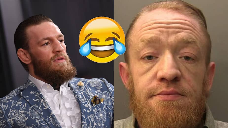 Le combattant Conor McGregor et son sosie vendeur de drogue Mark Nye