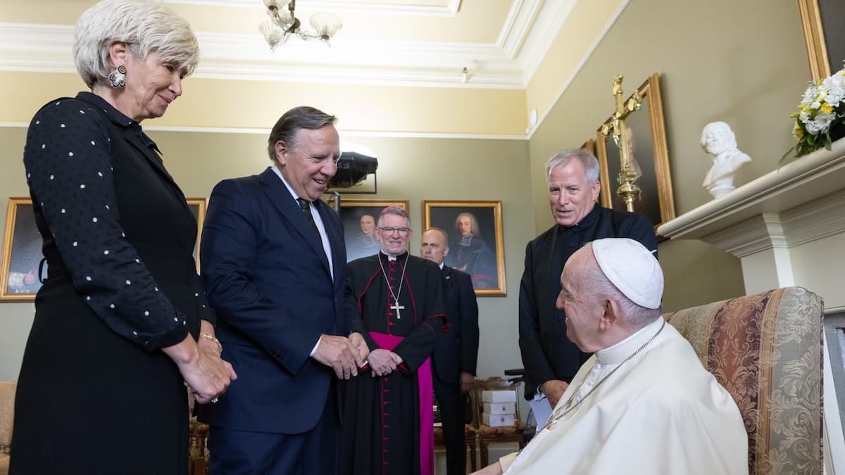 Une rencontre «très chaleureuse» avec le pape François, dit Legault