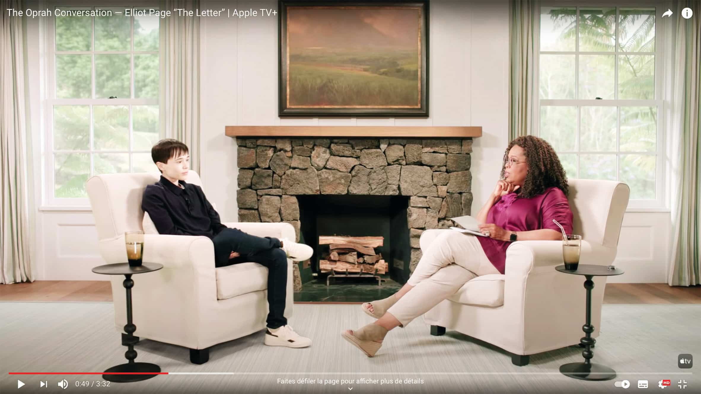 Elliot Page se confie à Oprah 