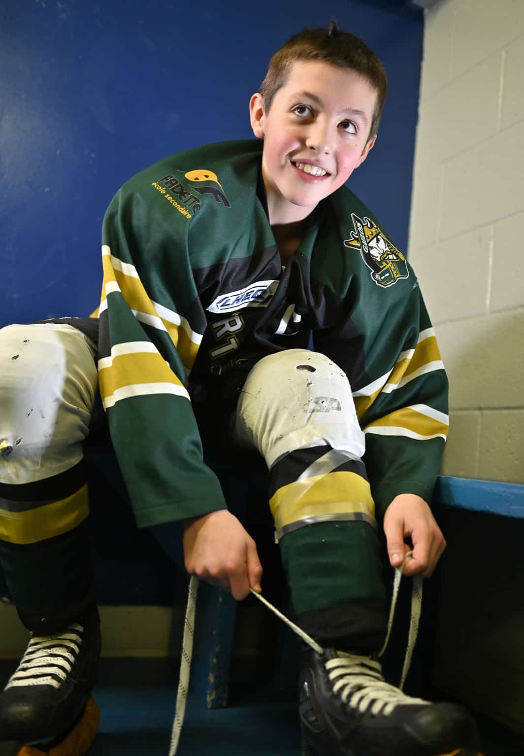 Caleb Desnoyers devient le modèle à suivre