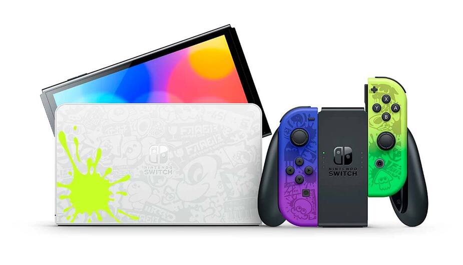 Image principale de l'article La console OLED Splatoon 3 maintenant disponible