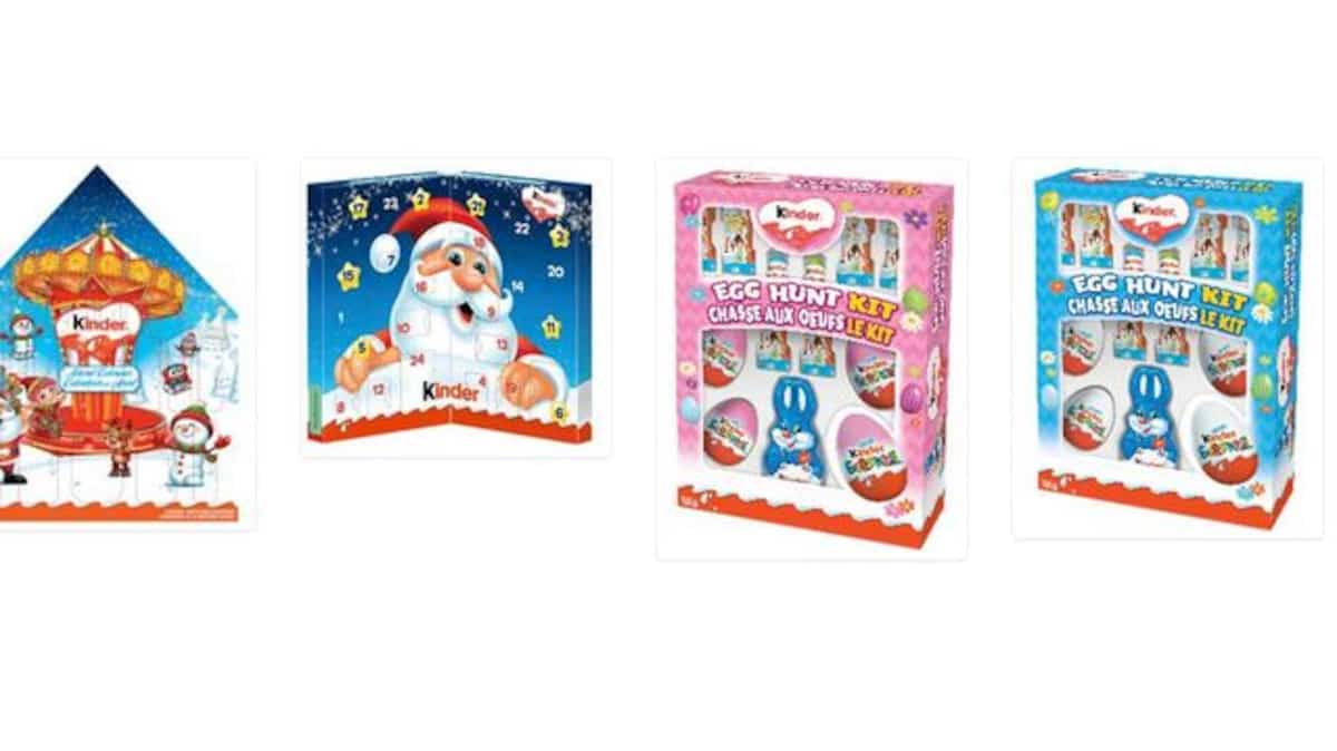 Salmonelle: nouveau rappel pour des œufs en chocolat Kinder Surprise