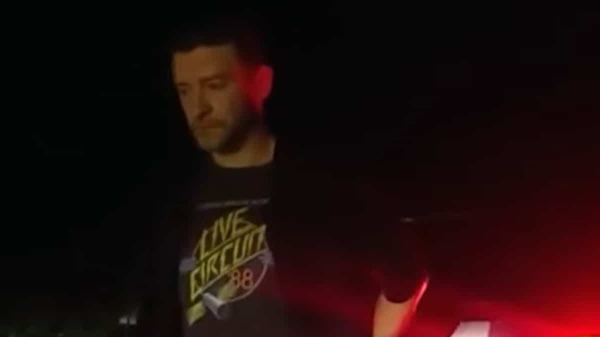 Les images de l’arrestation de Justin Timberlake en état d’ébriété rendues publiques