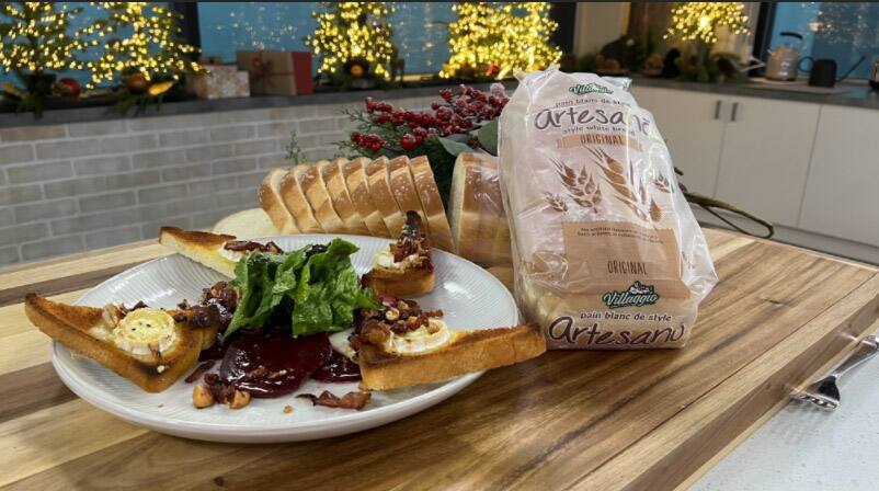 Un croustillant de chèvre chaud.