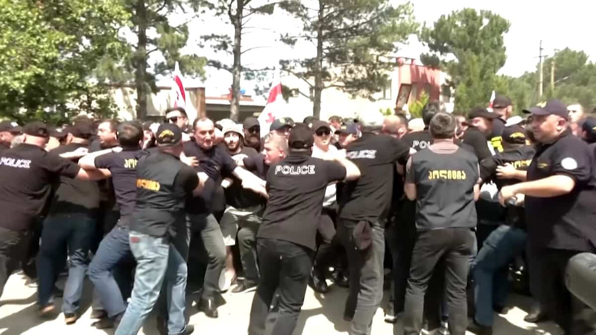 Georgia’s LGBTQ pride festival has been canceled after far-right groups violently erupted Georgia’s LGBTQ pride festival has been canceled after far-right groups violently erupted