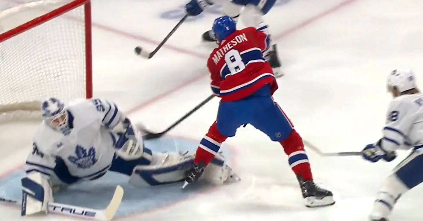 Mike Matheson ne perd pas de temps TVA Sports