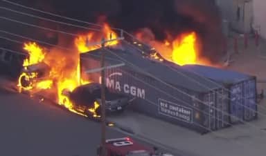 Au moins trois morts dans l’écrasement d’un hélicoptère près de Los Angeles