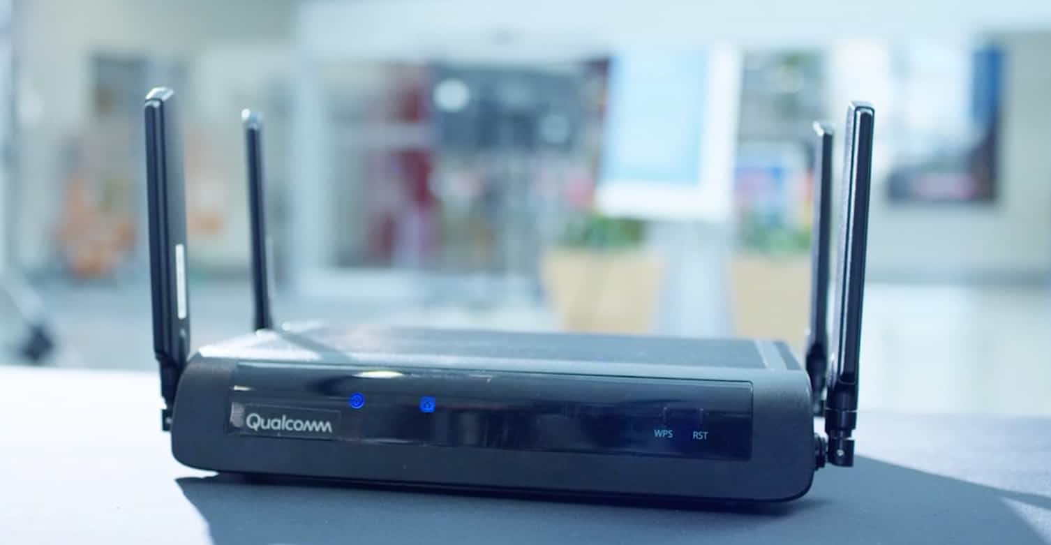Un prototype de routeur Wi-Fi 6E par le fabricant Qualcomm
