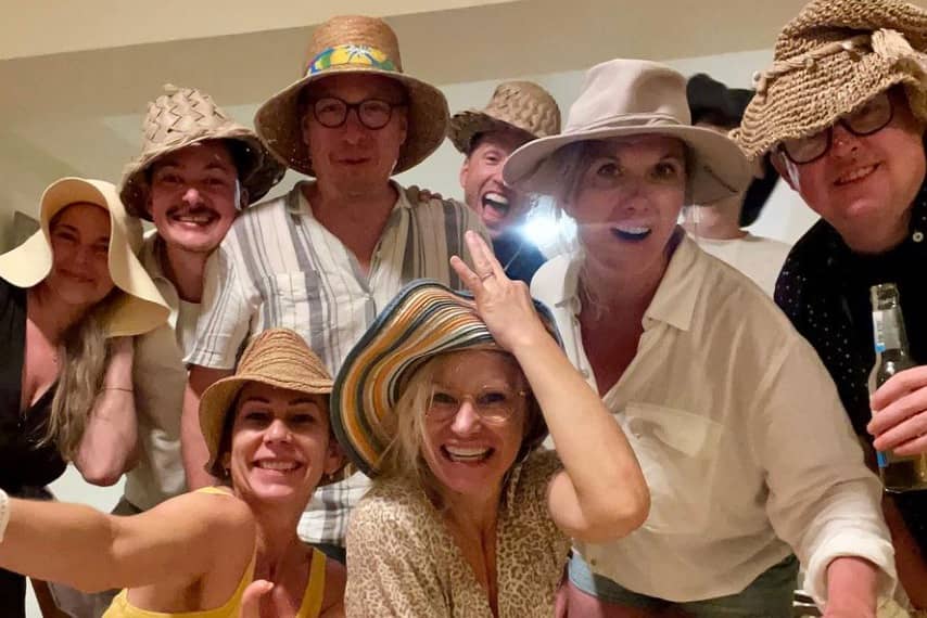 Cathy Gauthier en vacances au soleil