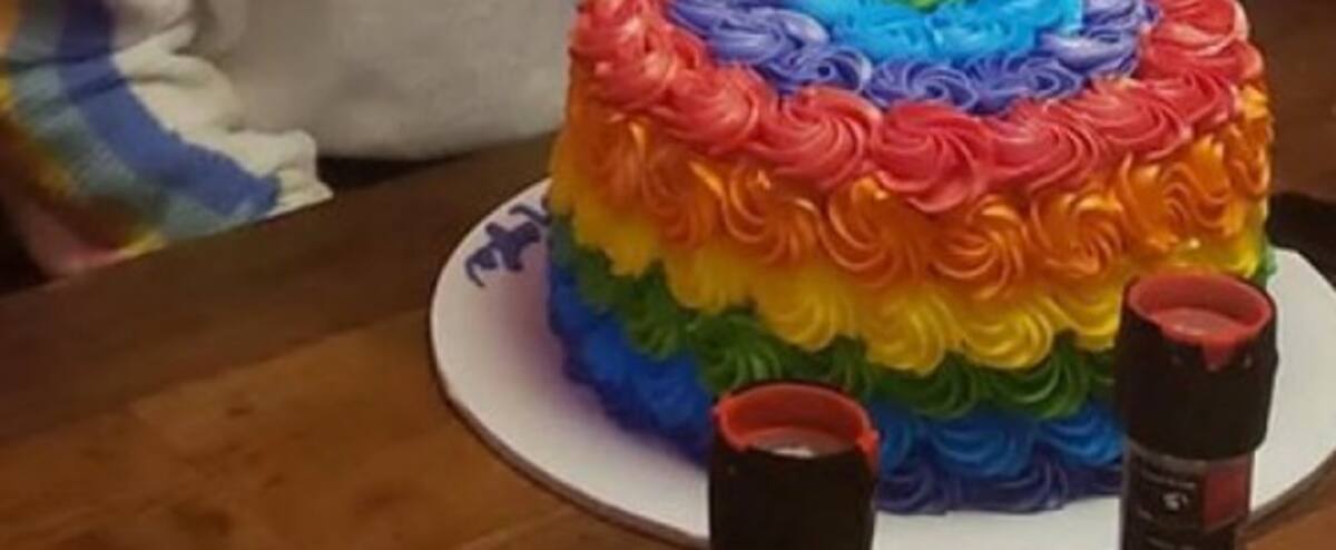 Viree De Son Ecole Pour Un Gateau De Fete Arc En Ciel Jdm Viree De Son Ecole Pour Un Gateau De Fete Arc En Ciel Jdm
