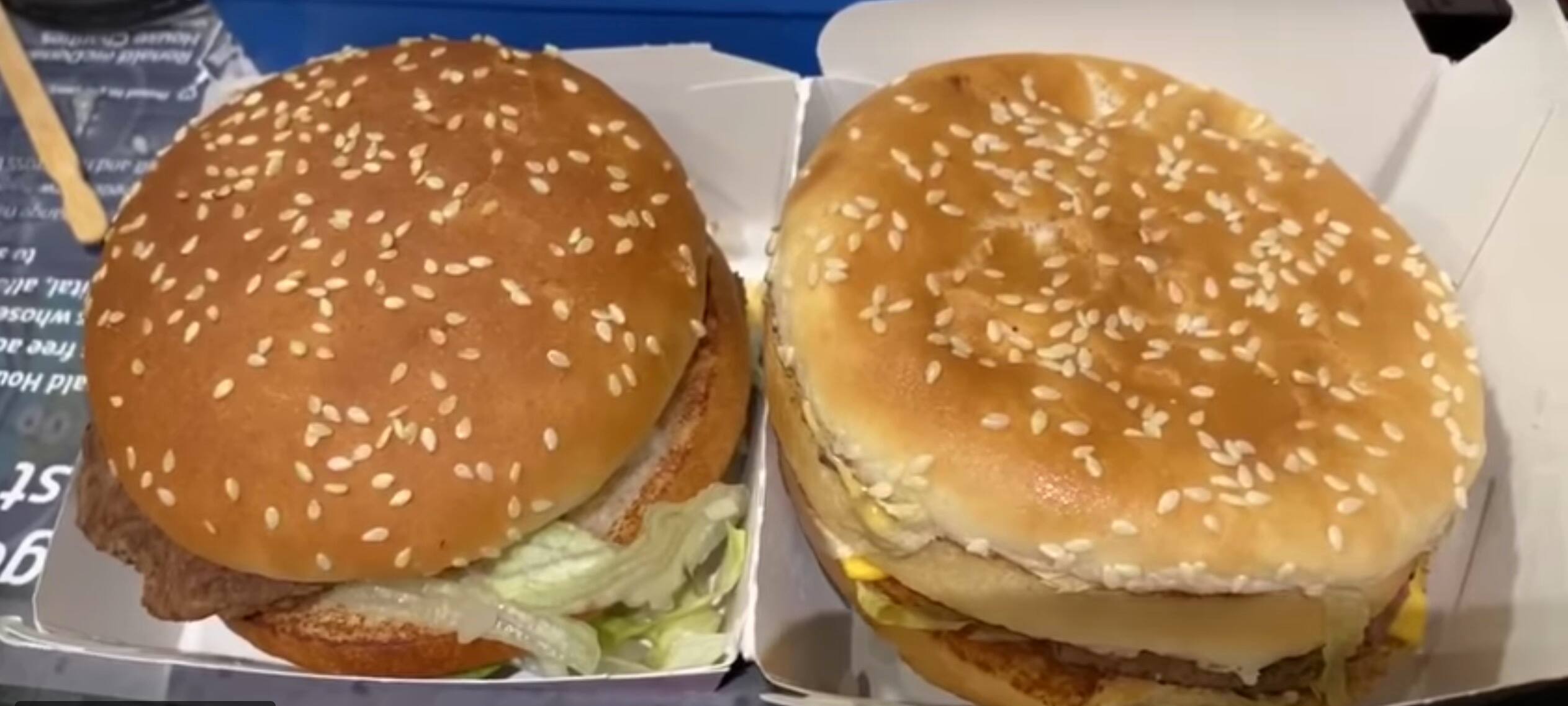 Un Homme Mange Un Big Mac Qu Il Avait Enterre 14 Mois Auparavant Le Sac De Chips