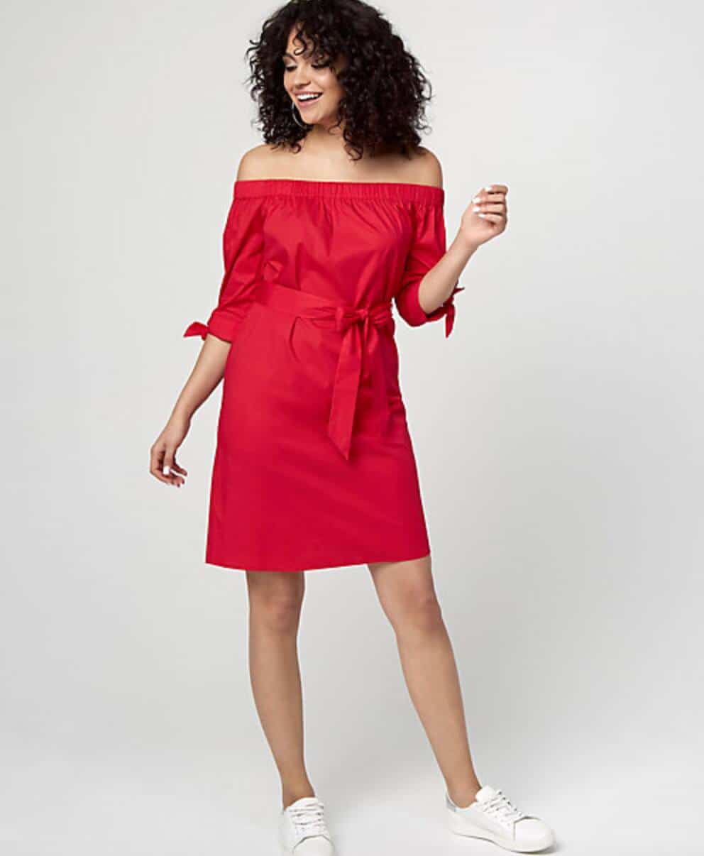 robe imprimee rouge