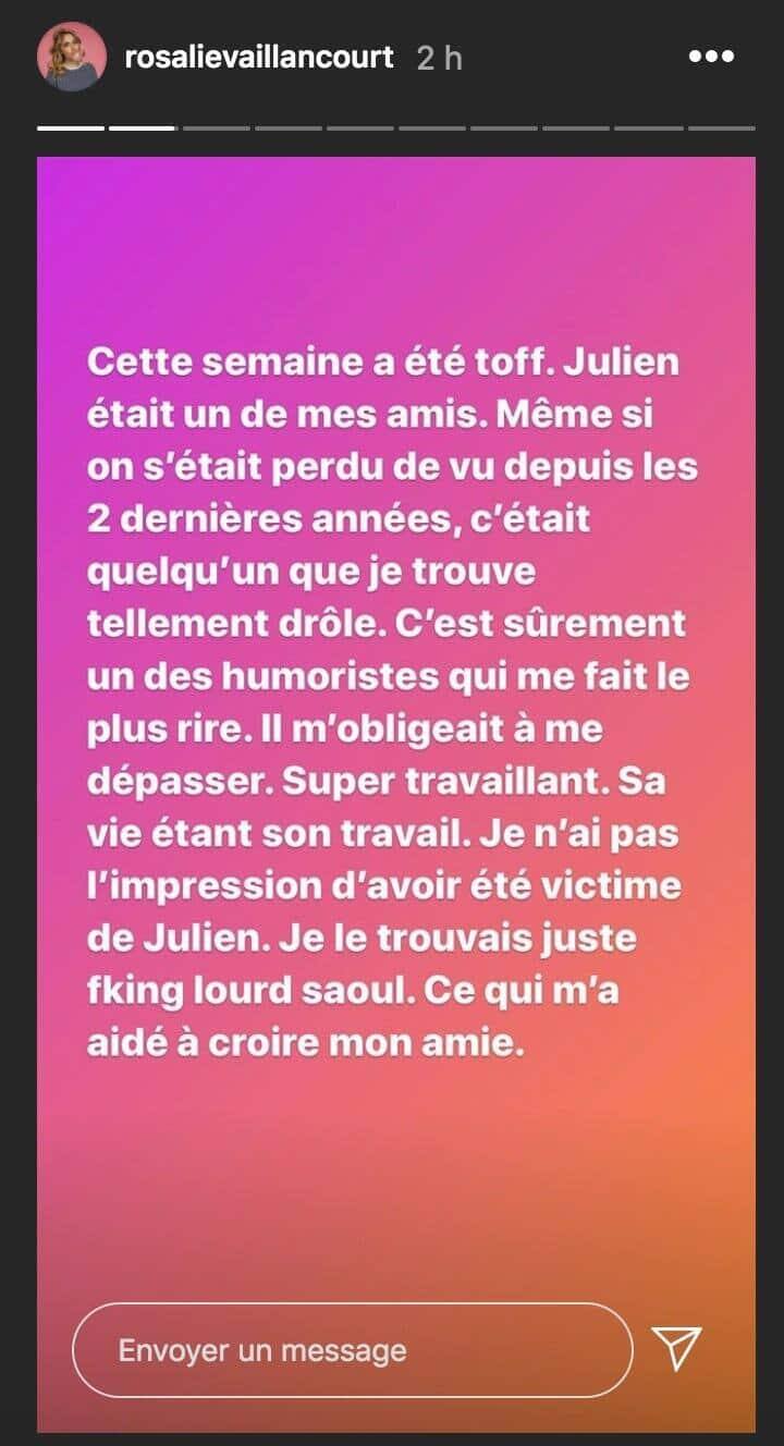 «J'ai agi selon mes valeurs» - Rosalie Vaillancourt fait ...