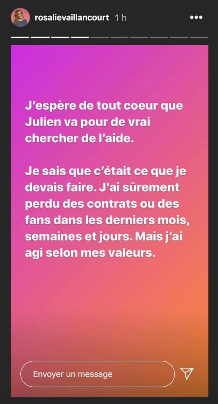 «J'ai agi selon mes valeurs» - Rosalie Vaillancourt fait ...