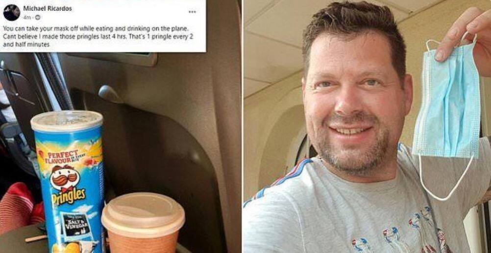 Il mange des chips pendant quatre heures